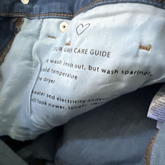 NWOT LOFT Mid Wash Mid Rise Classic Curvy‎ Skinny Jeans size 25 / 0 Cool Bottom - Picture 6 of 10